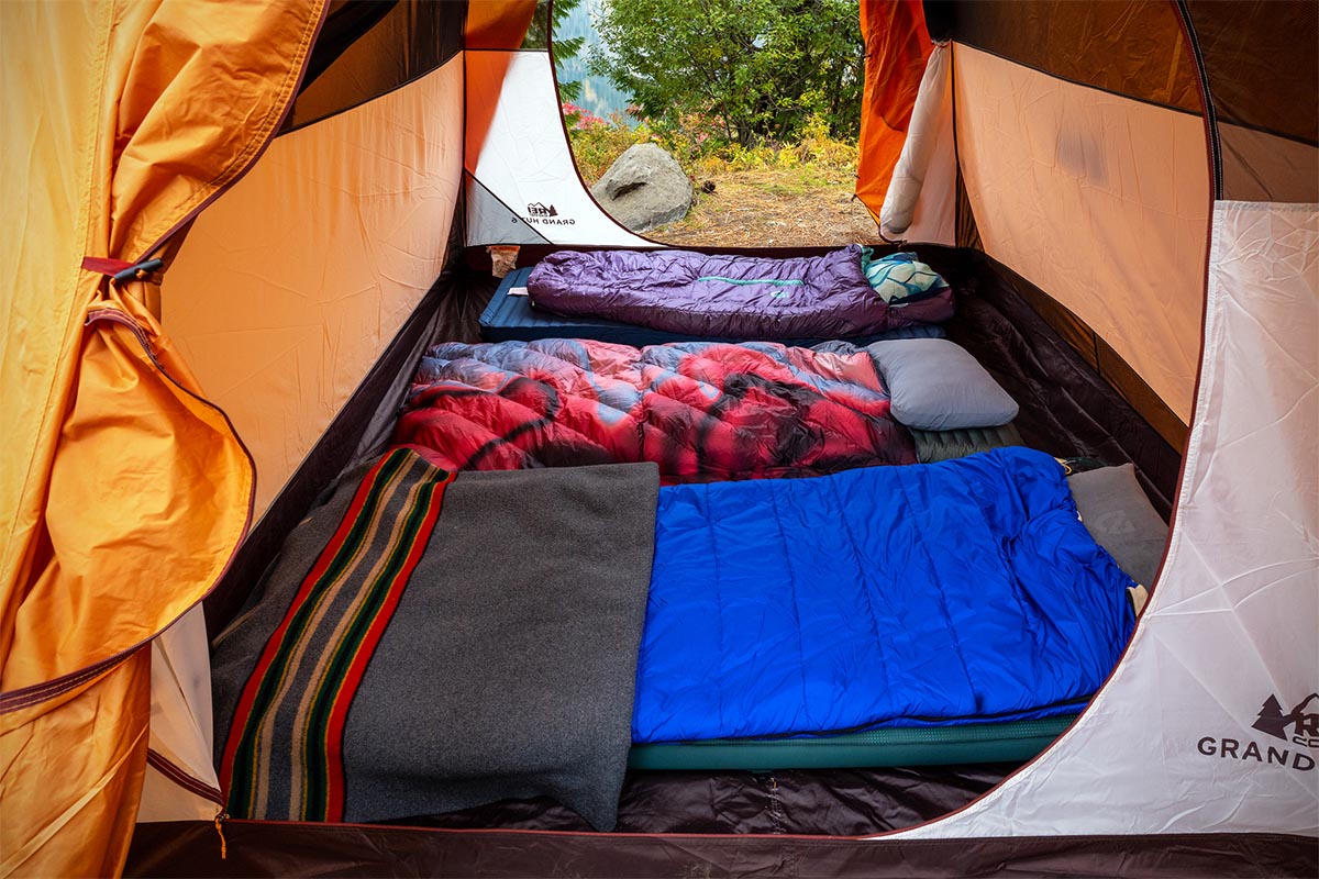 Camping with blankets 2025 instead of sleeping bags